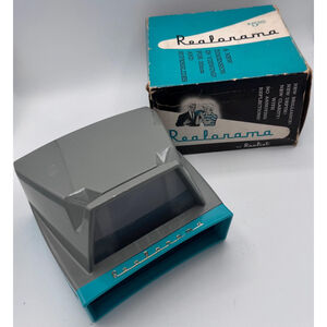 Vintage 1950s Realorama Slide Viewer by Realist with Original Box + Slides